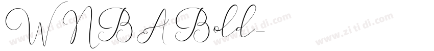 WNBA Bold字体转换